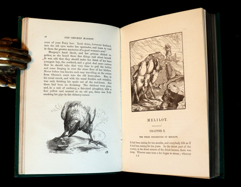1893 Scarce Victorian Book - Henry Morley's FAIRY TALES illustrated by Charles H. Bennett.