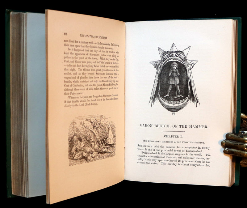 1893 Scarce Victorian Book - Henry Morley's FAIRY TALES illustrated by Charles H. Bennett.