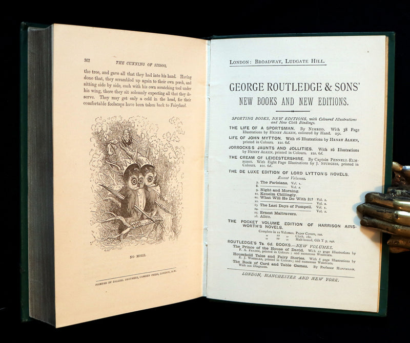 1893 Scarce Victorian Book - Henry Morley's FAIRY TALES illustrated by Charles H. Bennett.