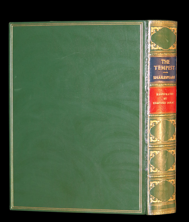 1908 Rare Book bound by Bayntun - THE TEMPEST by Shakespeare illustrated by Edmund DULAC. 1stED.