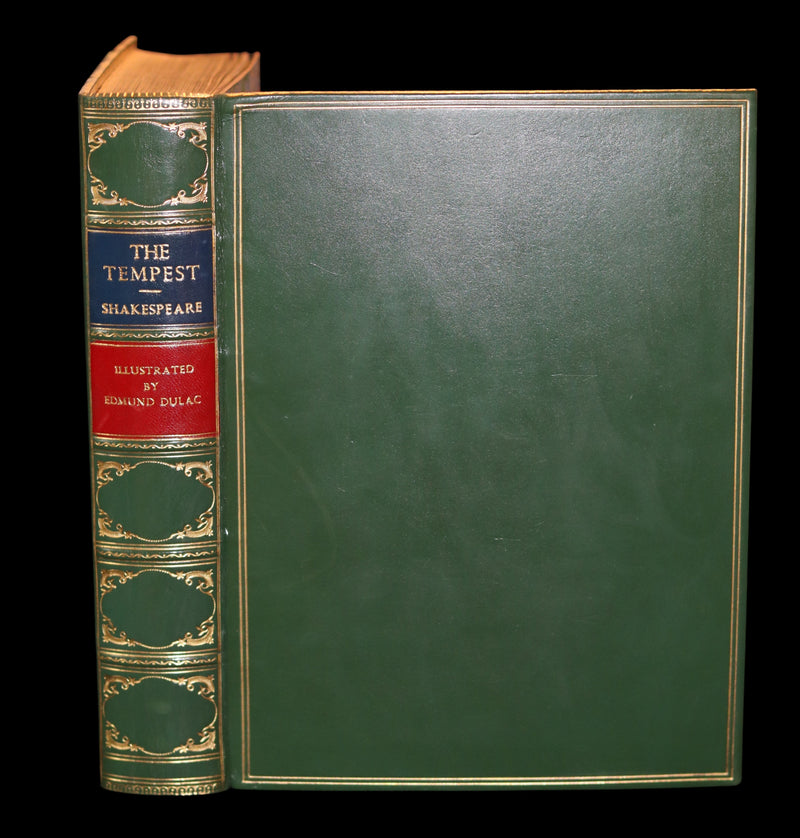 1908 Rare Book bound by Bayntun - THE TEMPEST by Shakespeare illustrated by Edmund DULAC. 1stED.