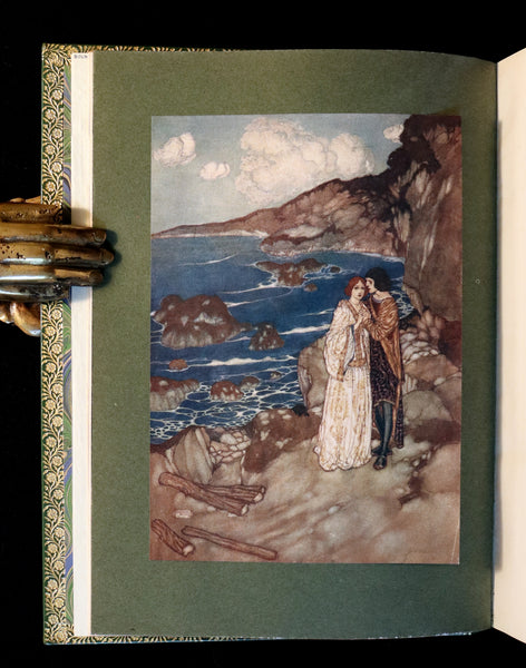 1908 Rare Book bound by Bayntun - THE TEMPEST by Shakespeare illustrated by Edmund DULAC. 1stED.