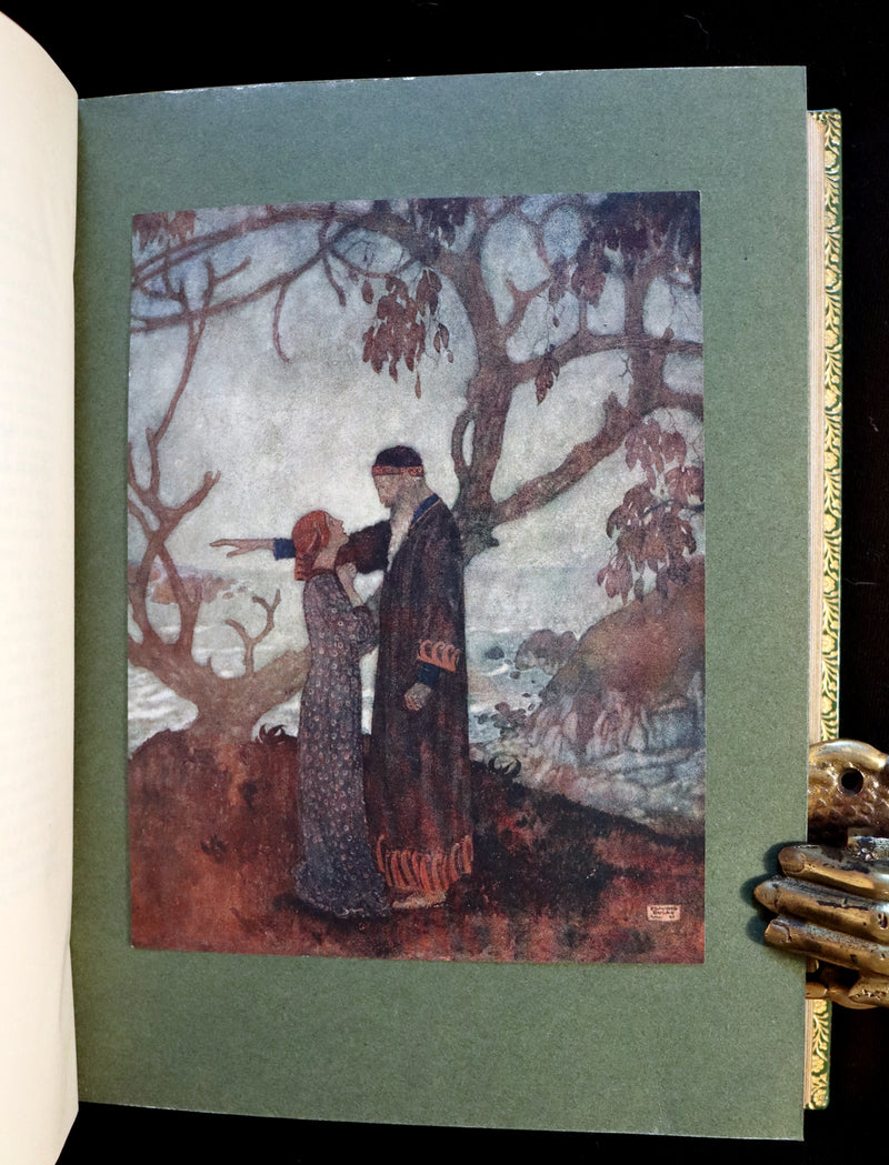 1908 Rare Book bound by Bayntun - THE TEMPEST by Shakespeare illustrated by Edmund DULAC. 1stED.