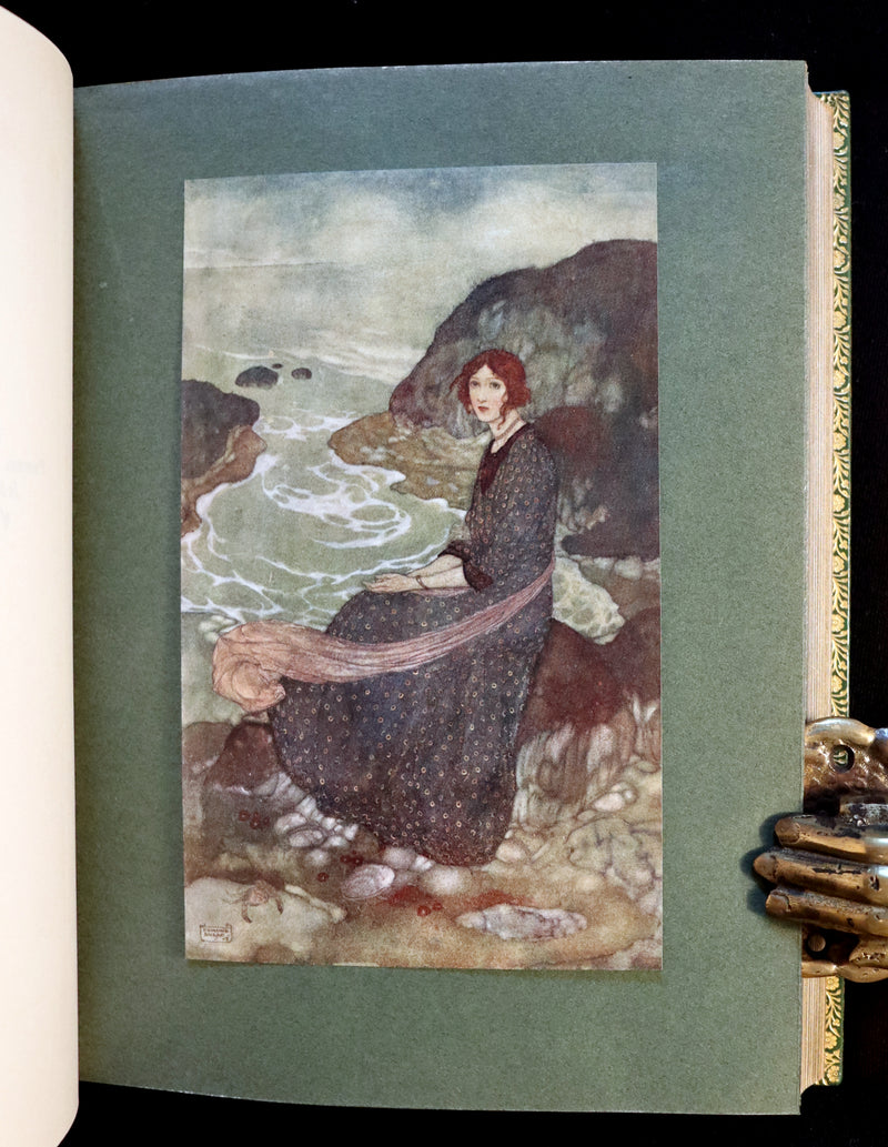 1908 Rare Book bound by Bayntun - THE TEMPEST by Shakespeare illustrated by Edmund DULAC. 1stED.