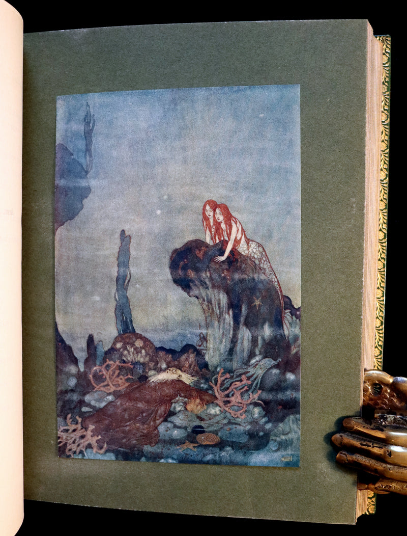 1908 Rare Book bound by Bayntun - THE TEMPEST by Shakespeare illustrated by Edmund DULAC. 1stED.