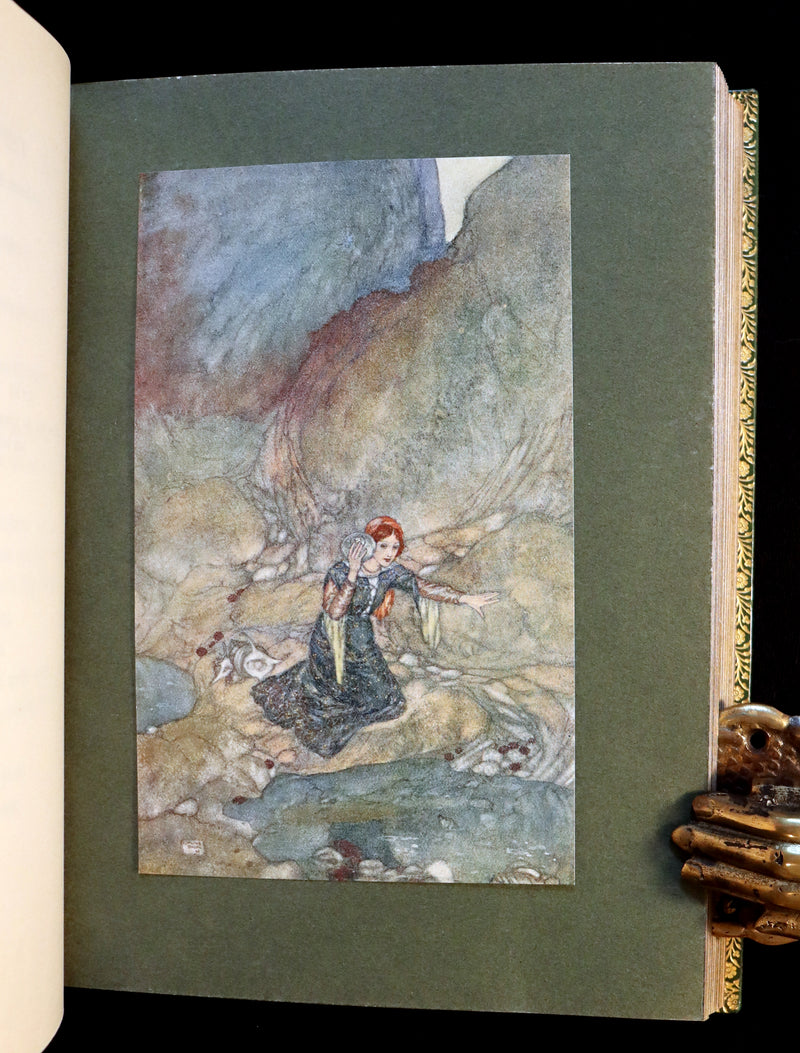 1908 Rare Book bound by Bayntun - THE TEMPEST by Shakespeare illustrated by Edmund DULAC. 1stED.