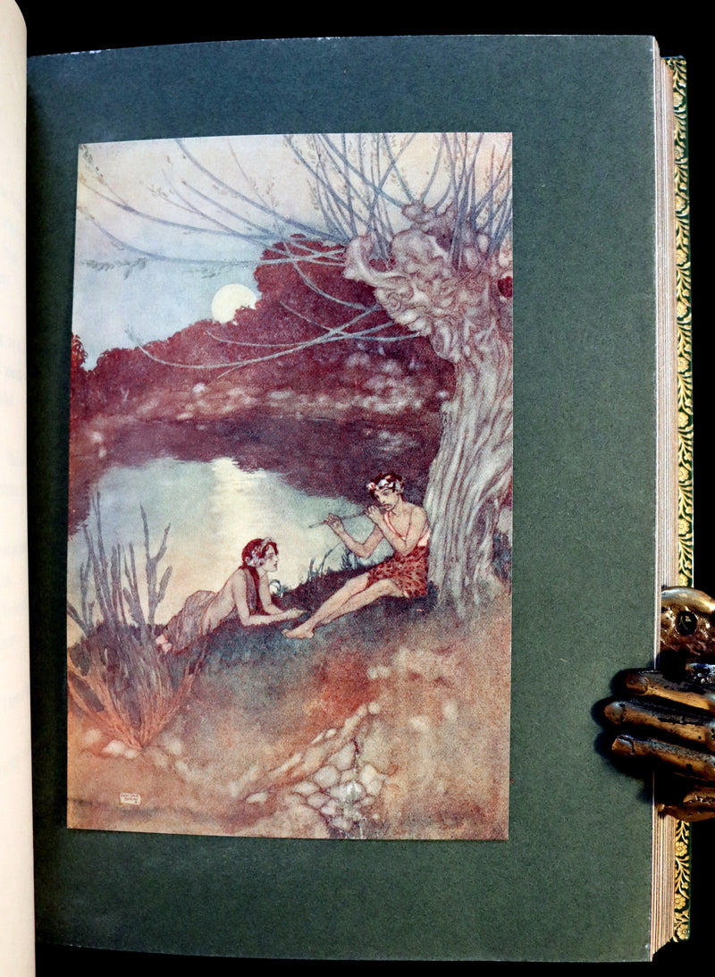 1908 Rare Book bound by Bayntun - THE TEMPEST by Shakespeare illustrated by Edmund DULAC. 1stED.