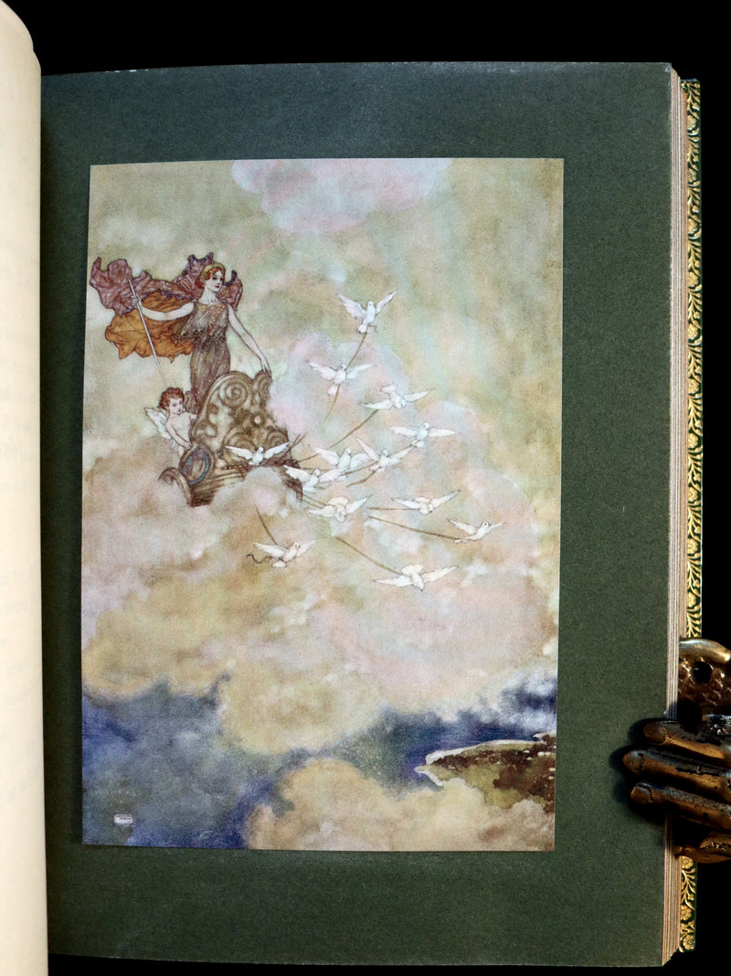 1908 Rare Book bound by Bayntun - THE TEMPEST by Shakespeare illustrated by Edmund DULAC. 1stED.