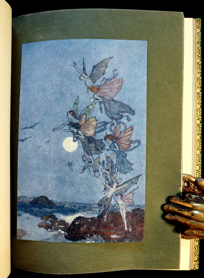 1908 Rare Book bound by Bayntun - THE TEMPEST by Shakespeare illustrated by Edmund DULAC. 1stED.