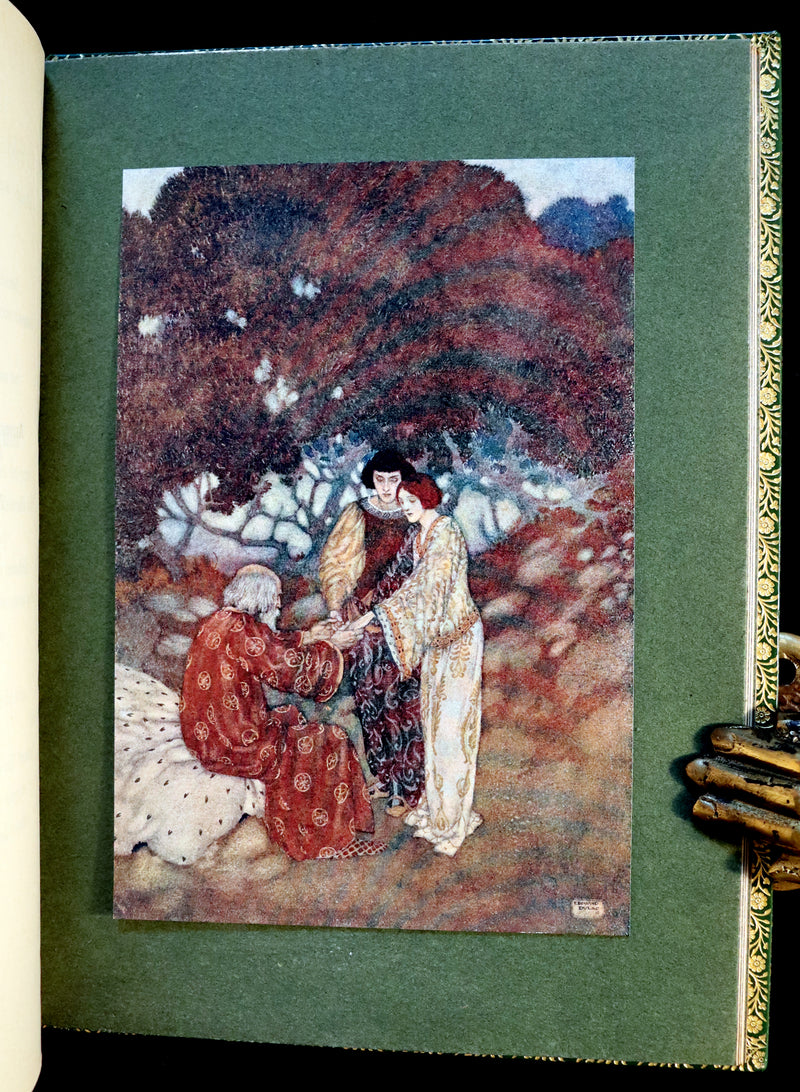 1908 Rare Book bound by Bayntun - THE TEMPEST by Shakespeare illustrated by Edmund DULAC. 1stED.