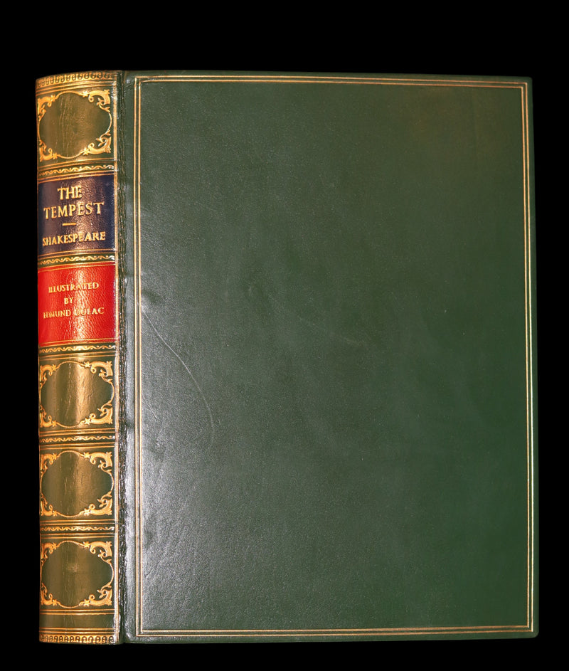 1908 Rare Book bound by Bayntun - THE TEMPEST by Shakespeare illustrated by Edmund DULAC. 1stED.