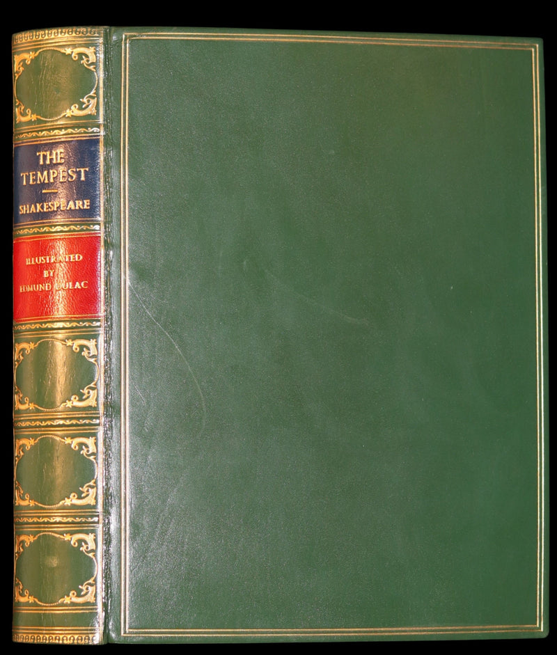 1908 Rare Book bound by Bayntun - THE TEMPEST by Shakespeare illustrated by Edmund DULAC. 1stED.