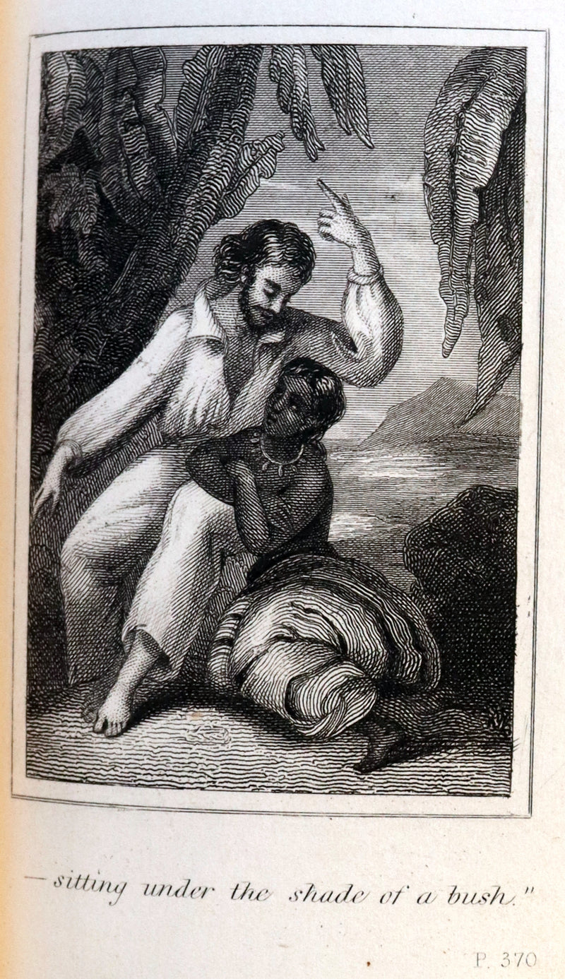 1831 Rare Book bound by Bayntun - THE LIFE & ADVENTURES OF ROBINSON CRUSOE. Illustrated.