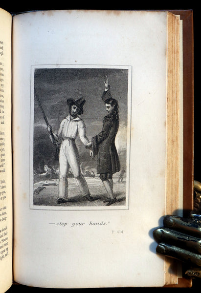 1831 Rare Book bound by Bayntun - THE LIFE & ADVENTURES OF ROBINSON CRUSOE. Illustrated.