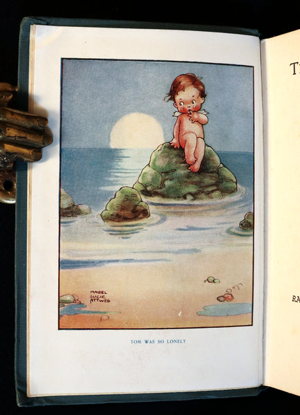 1920 Rare Book - Water-Babies, Fairy Tale for a Land-Baby Illustrated by Mabel Lucie Attwell.