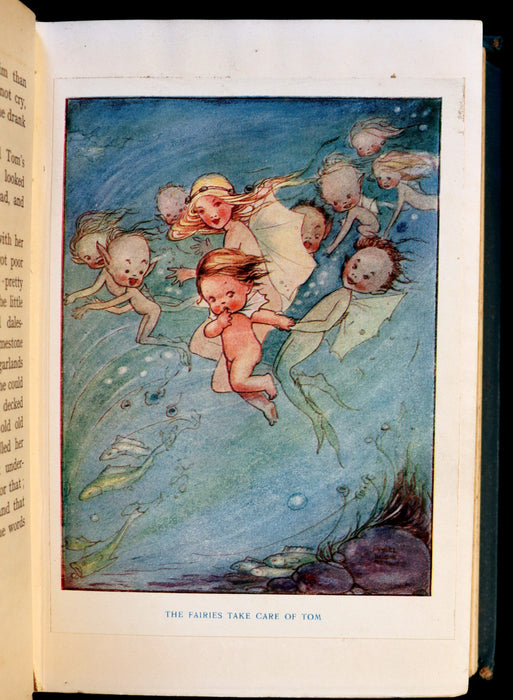 1920 Rare Book - Water-Babies, Fairy Tale for a Land-Baby Illustrated by Mabel Lucie Attwell.