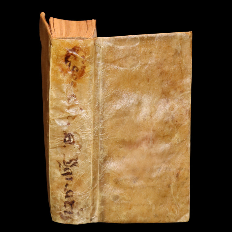 1699 Rare Italian Vellum Book - The Spiritual Exercises of St. Ignatius founder of the Society of Jesus (Jesuits).