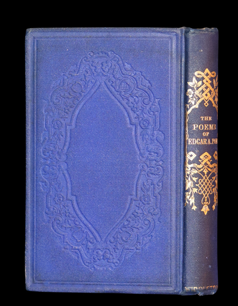 1876 Rare Victorian Book - Poems by Edgar Allan POE (The Raven, Lenore, Ulalume, ...)