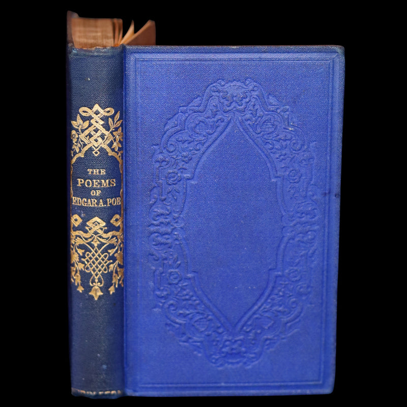 1876 Rare Victorian Book - Poems by Edgar Allan POE (The Raven, Lenore, Ulalume, ...)