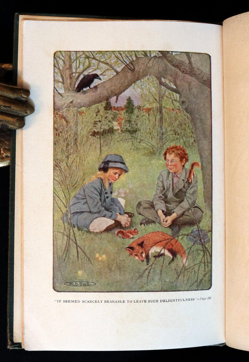1911 Rare First Edition Book - The Secret Garden by Frances Hodgson Burnett Illustrated by Maria Louise Kirk.