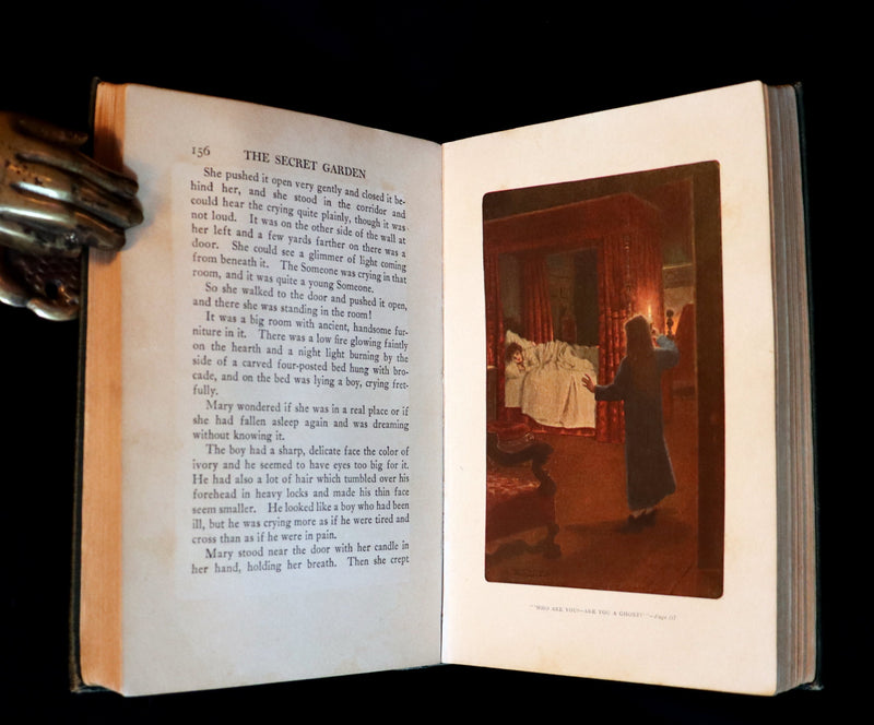 1911 Rare First Edition Book - The Secret Garden by Frances Hodgson Burnett Illustrated by Maria Louise Kirk.