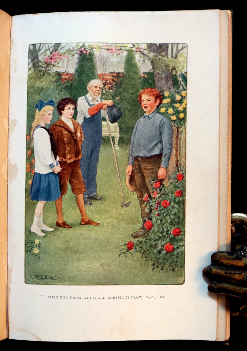 1911 Rare First Edition Book - The Secret Garden by Frances Hodgson Burnett Illustrated by Maria Louise Kirk.