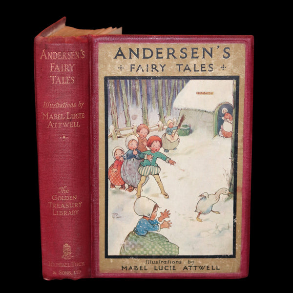 1920 Rare Book - Hans Christian Andersen's FAIRY TALES Illustrated by Mabel Lucie Attwell.