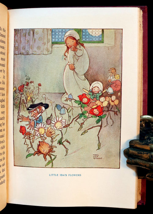 1920 Rare Book - Hans Christian Andersen's FAIRY TALES Illustrated by Mabel Lucie Attwell.