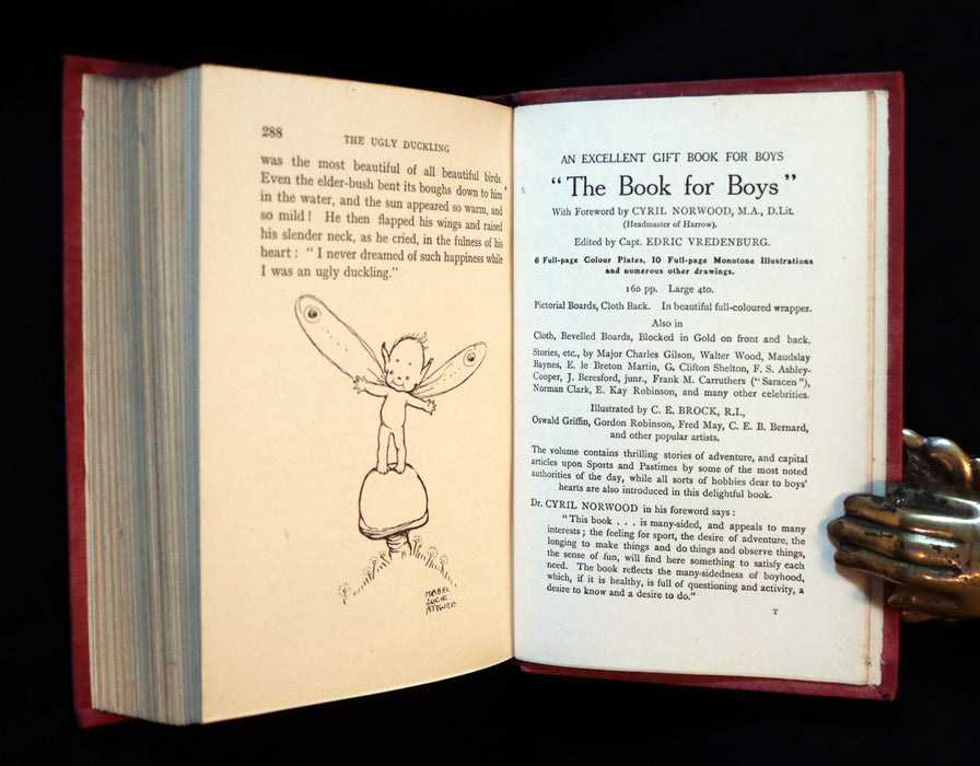 1920 Rare Book - Hans Christian Andersen's FAIRY TALES Illustrated by Mabel Lucie Attwell.