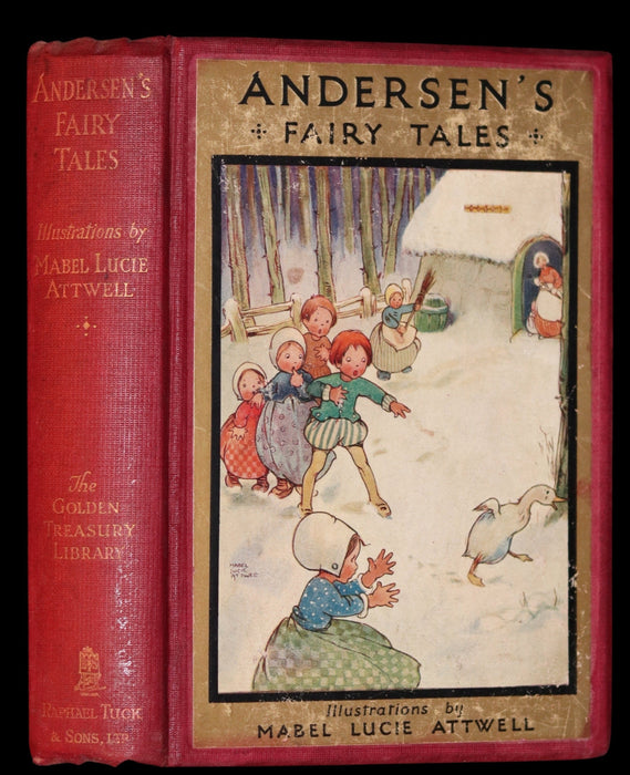 1920 Rare Book - Hans Christian Andersen's FAIRY TALES Illustrated by Mabel Lucie Attwell.