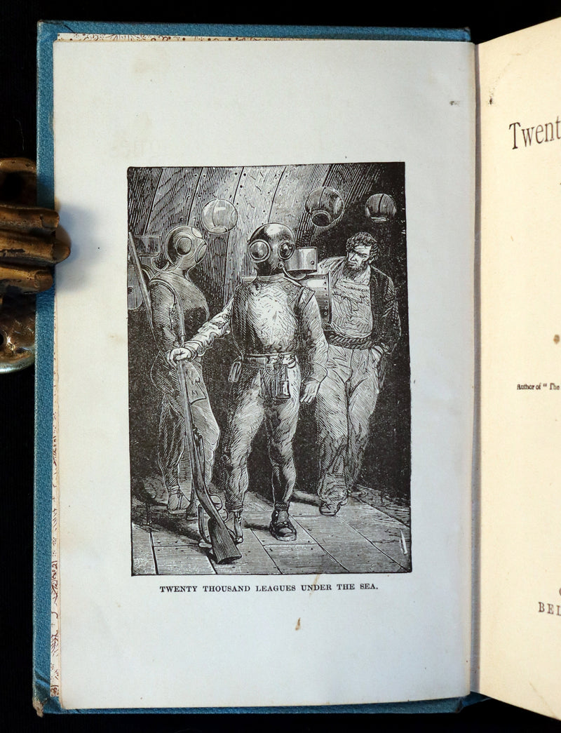1887 Scarce Edition - Twenty Thousand Leagues Under the Sea by Jules Verne.