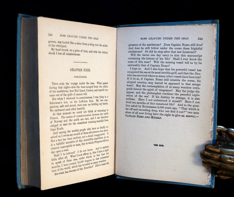 1887 Scarce Edition - Twenty Thousand Leagues Under the Sea by Jules Verne.