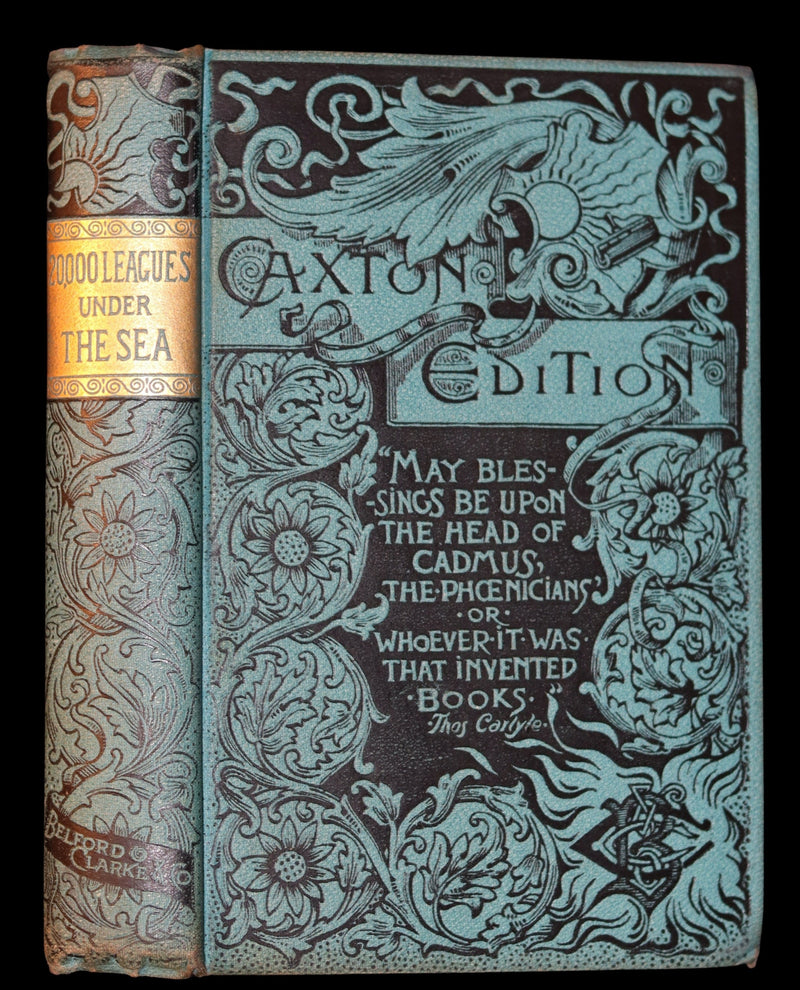 1887 Scarce Edition - Twenty Thousand Leagues Under the Sea by Jules Verne.