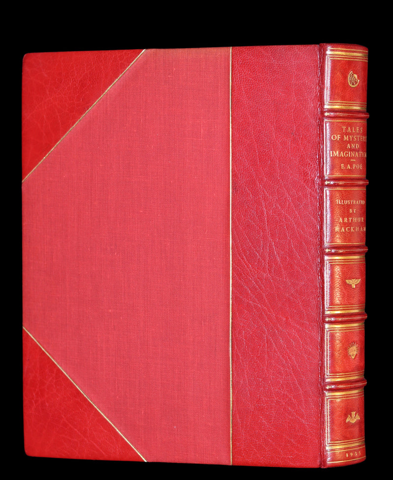 1935 Rare 1stED bound by Sangorski & Sutcliffe - Edgar Allan Poe TALES OF MYSTERY AND IMAGINATION illustrated by Arthur RACKHAM.