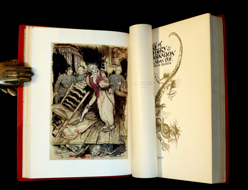 1935 Rare 1stED bound by Sangorski & Sutcliffe - Edgar Allan Poe TALES OF MYSTERY AND IMAGINATION illustrated by Arthur RACKHAM.