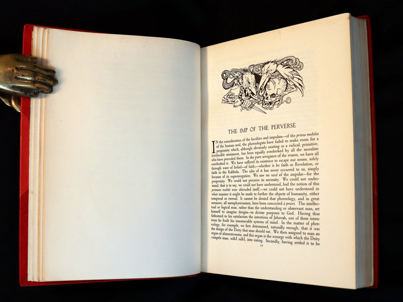 1935 Rare 1stED bound by Sangorski & Sutcliffe - Edgar Allan Poe TALES OF MYSTERY AND IMAGINATION illustrated by Arthur RACKHAM.