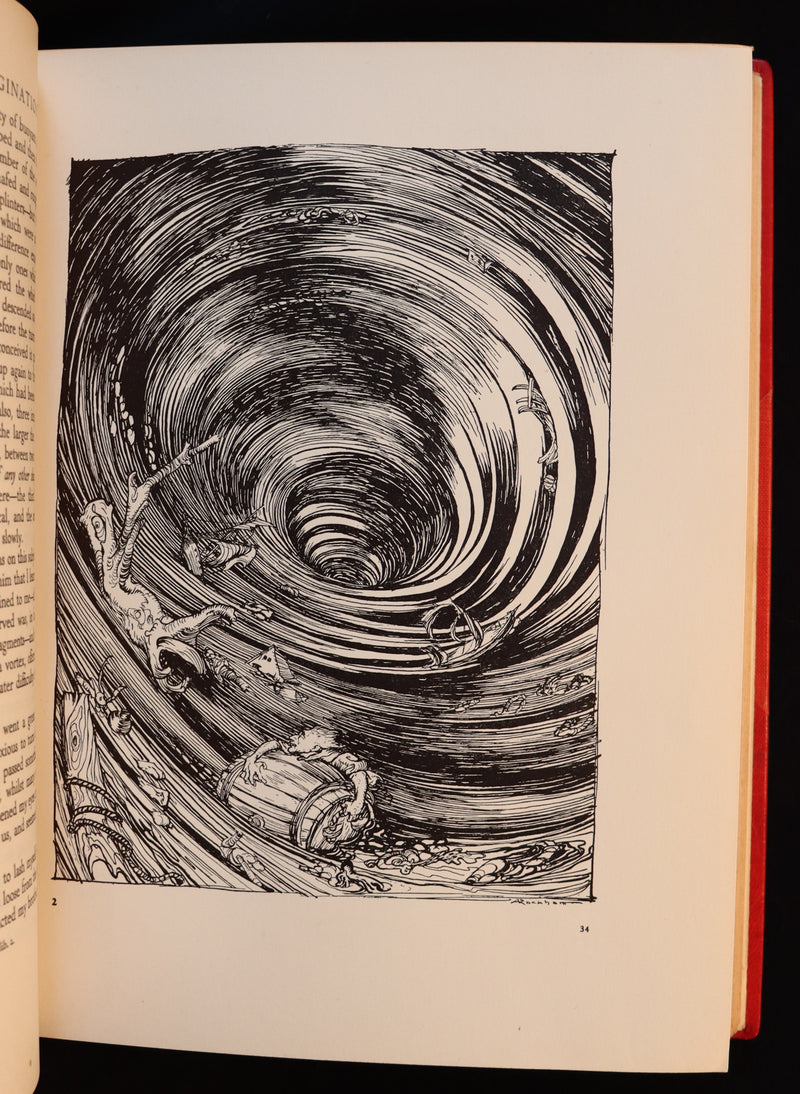 1935 Rare 1stED bound by Sangorski & Sutcliffe - Edgar Allan Poe TALES OF MYSTERY AND IMAGINATION illustrated by Arthur RACKHAM.