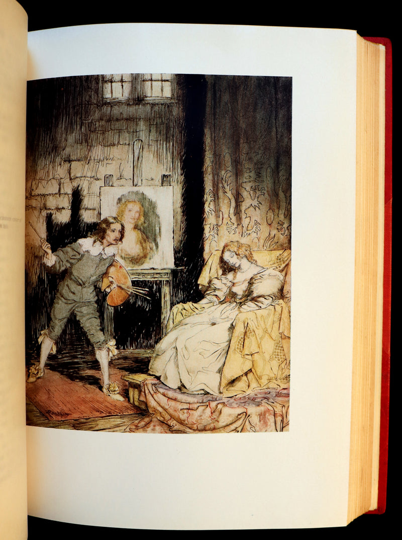 1935 Rare 1stED bound by Sangorski & Sutcliffe - Edgar Allan Poe TALES OF MYSTERY AND IMAGINATION illustrated by Arthur RACKHAM.