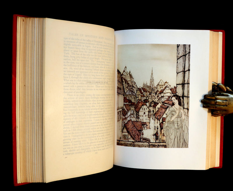 1935 Rare 1stED bound by Sangorski & Sutcliffe - Edgar Allan Poe TALES OF MYSTERY AND IMAGINATION illustrated by Arthur RACKHAM.