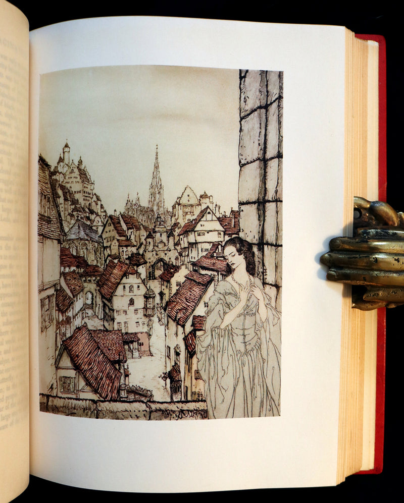 1935 Rare 1stED bound by Sangorski & Sutcliffe - Edgar Allan Poe TALES OF MYSTERY AND IMAGINATION illustrated by Arthur RACKHAM.
