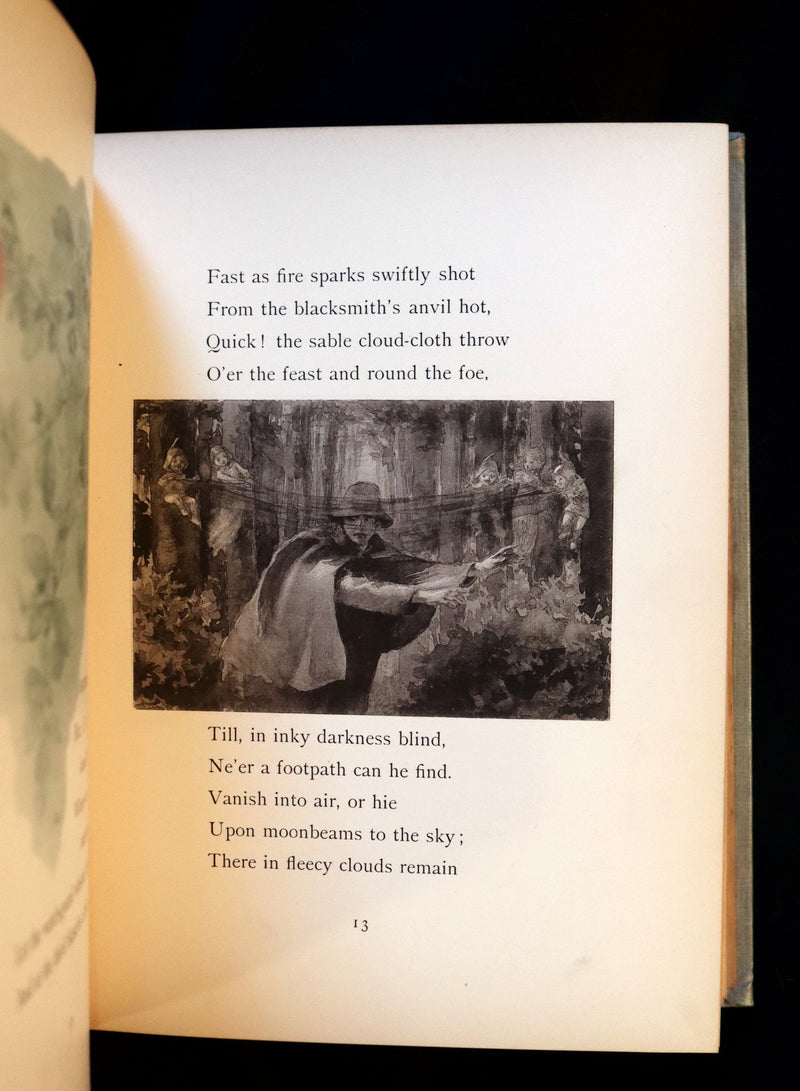 1895 Scarce Victorian Book - THE FAIRIES' FESTIVAL by John Witt Randall illustrated by Francis Gilbert Attwood.