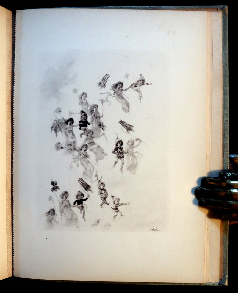 1895 Scarce Victorian Book - THE FAIRIES' FESTIVAL by John Witt Randall illustrated by Francis Gilbert Attwood.