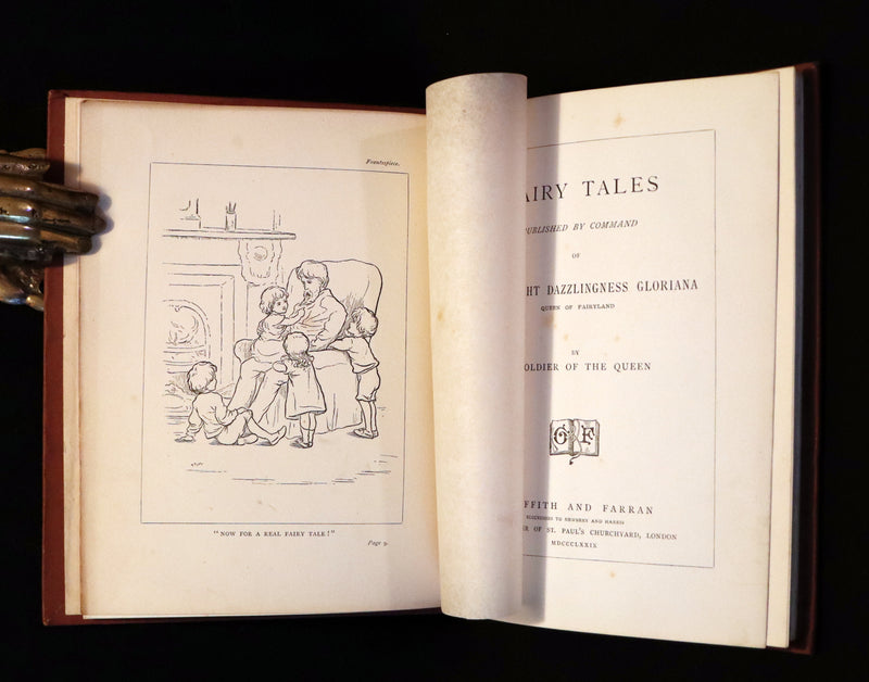 1879 Scarce Book - Fairy Tales Published by Command of Her Bright Dazzlingness, Gloriana, Queen of Fairyland.