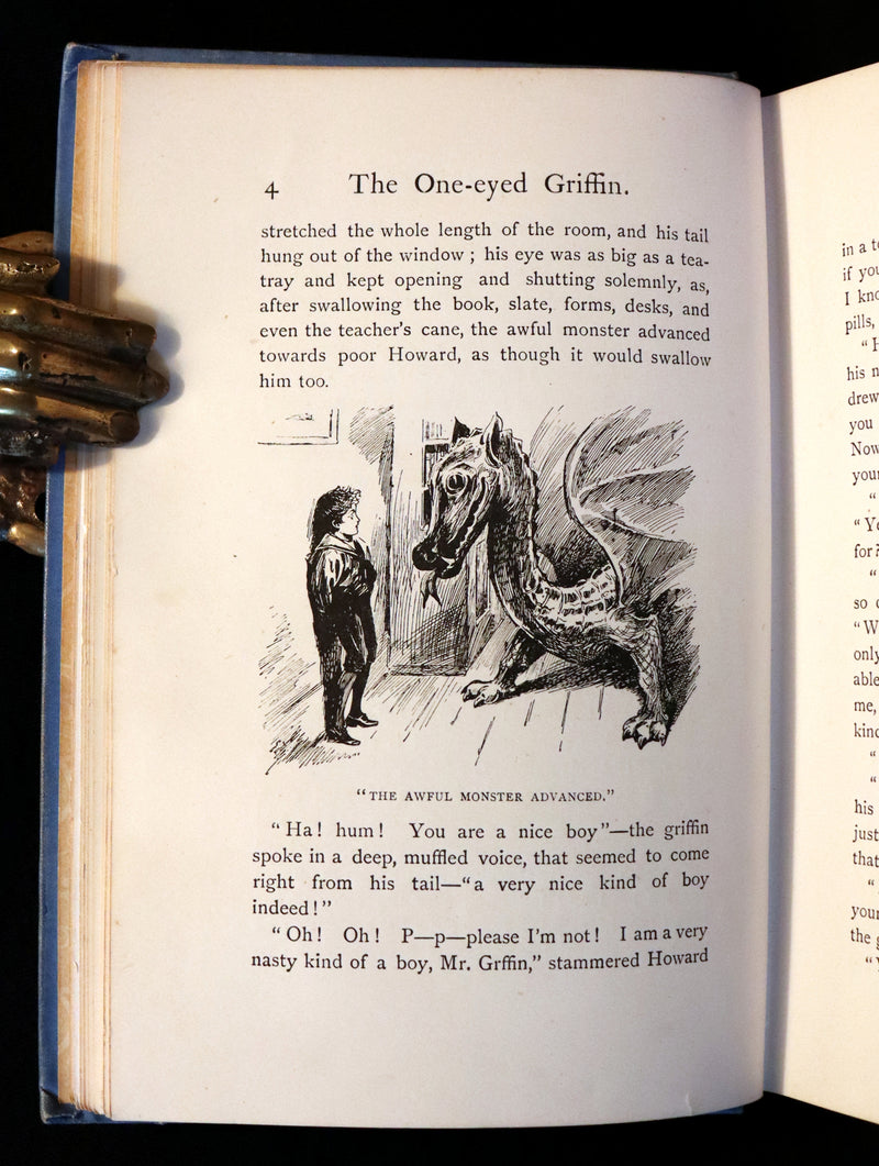 1897 Scarce 1stED Book - The One-Eyed Griffin and other Fairy Stories by Herbert Escott Inman. Illustrated.