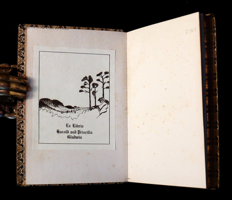 1868-1872 Fine Bayntun-Riviere Binding Book set - Alice's Adventures in Wonderland (WITH) 1stED Through the Looking-Glass and What Alice Found There.