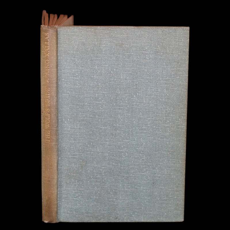 1930 Rare First Edition on Werewolves - (Sudenmorsian ) THE WOLF'S BRIDE: A TALE FROM ESTONIA by Aino Kallas.