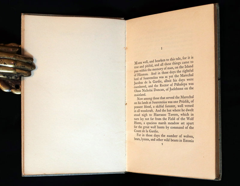 1930 Rare First Edition on Werewolves - (Sudenmorsian ) THE WOLF'S BRIDE: A TALE FROM ESTONIA by Aino Kallas.