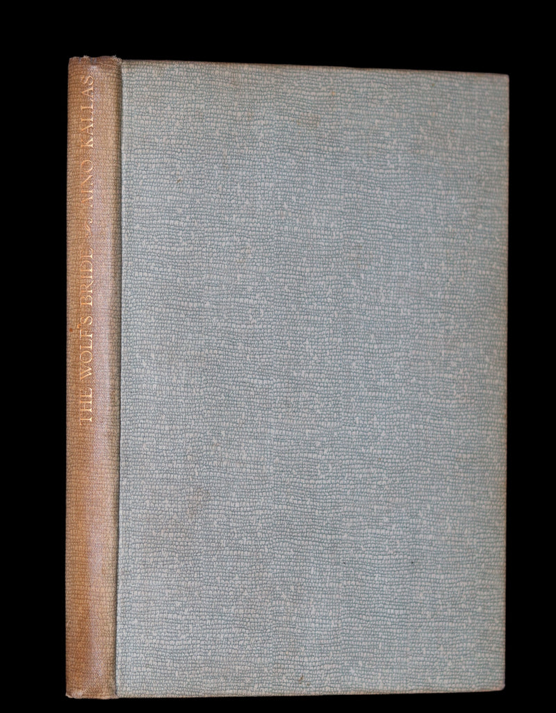 1930 Rare First Edition on Werewolves - (Sudenmorsian ) THE WOLF'S BRIDE: A TALE FROM ESTONIA by Aino Kallas.