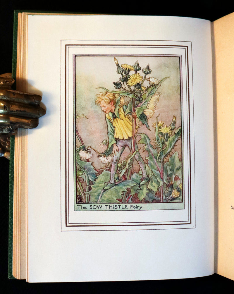 1950 Rare Cicely Mary Barker Book - FAIRIES OF THE FLOWERS AND TREES. First Edition.