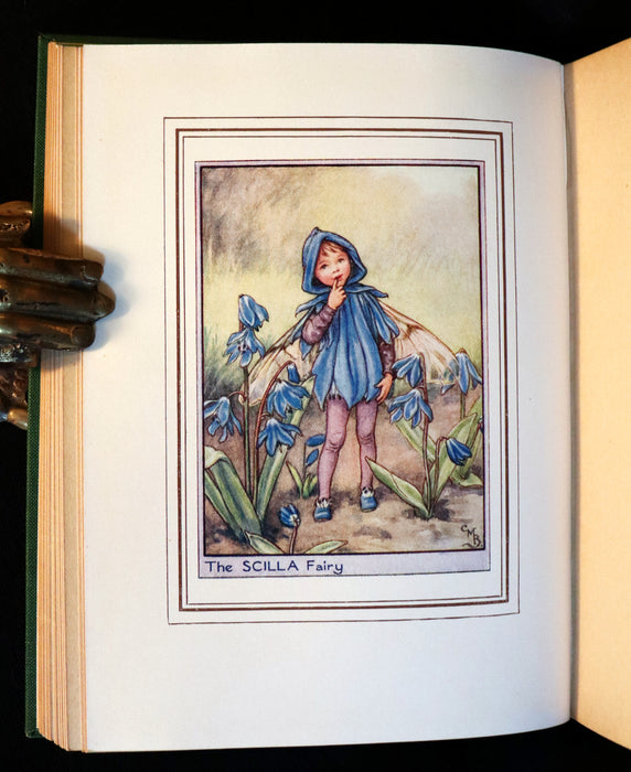 1950 Rare Cicely Mary Barker Book - FAIRIES OF THE FLOWERS AND TREES. First Edition.